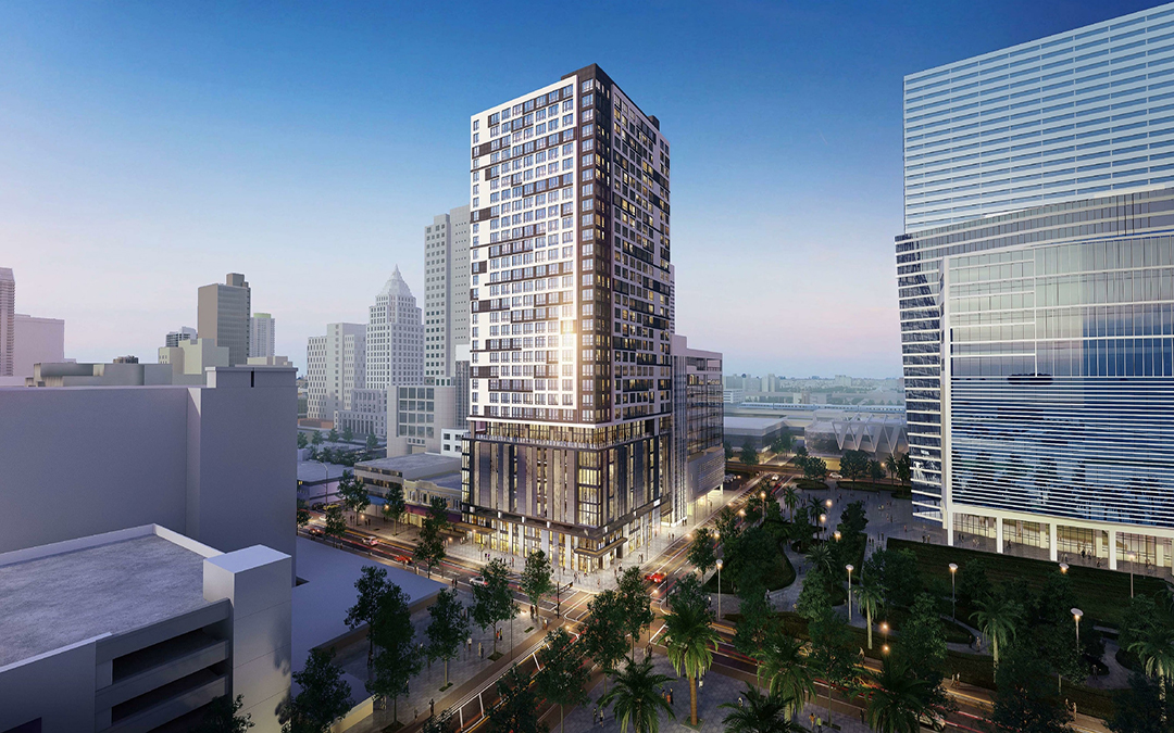 Work Underway At Site Where 31-Story Grand Station Tower Planned