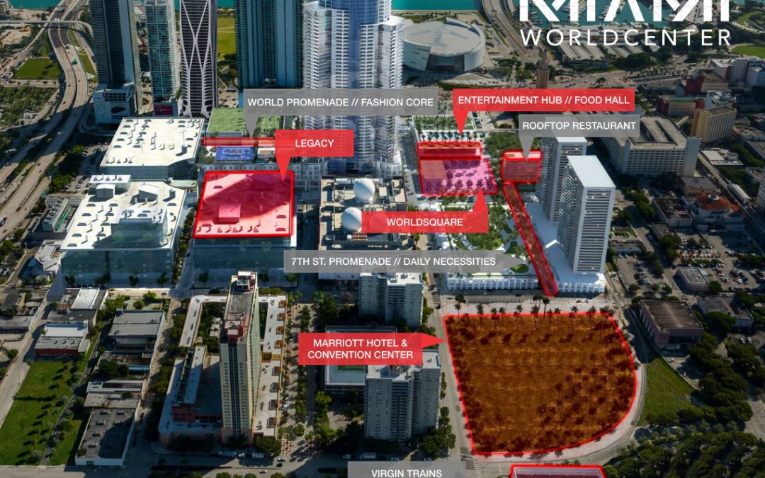 MIAMI WORLDCENTER PLANNING TO BUILD AN ENTERTAINMENT HUB, FOOD HALL & ROOFTOP RESTAURANT
